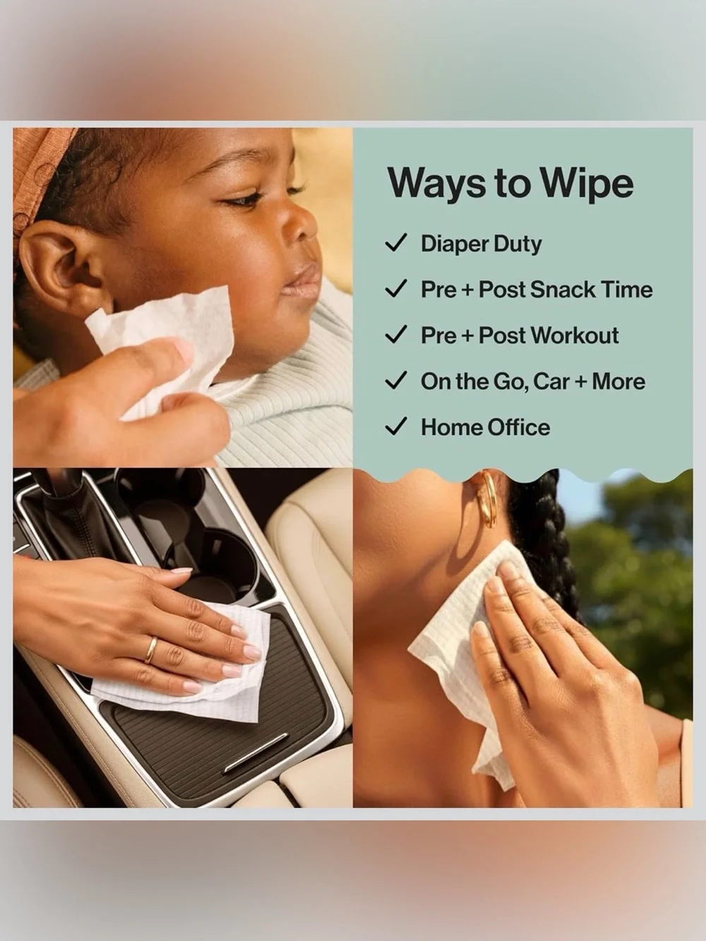 The Honest Company Multi-Use Wipes (8 Pack) NEW
